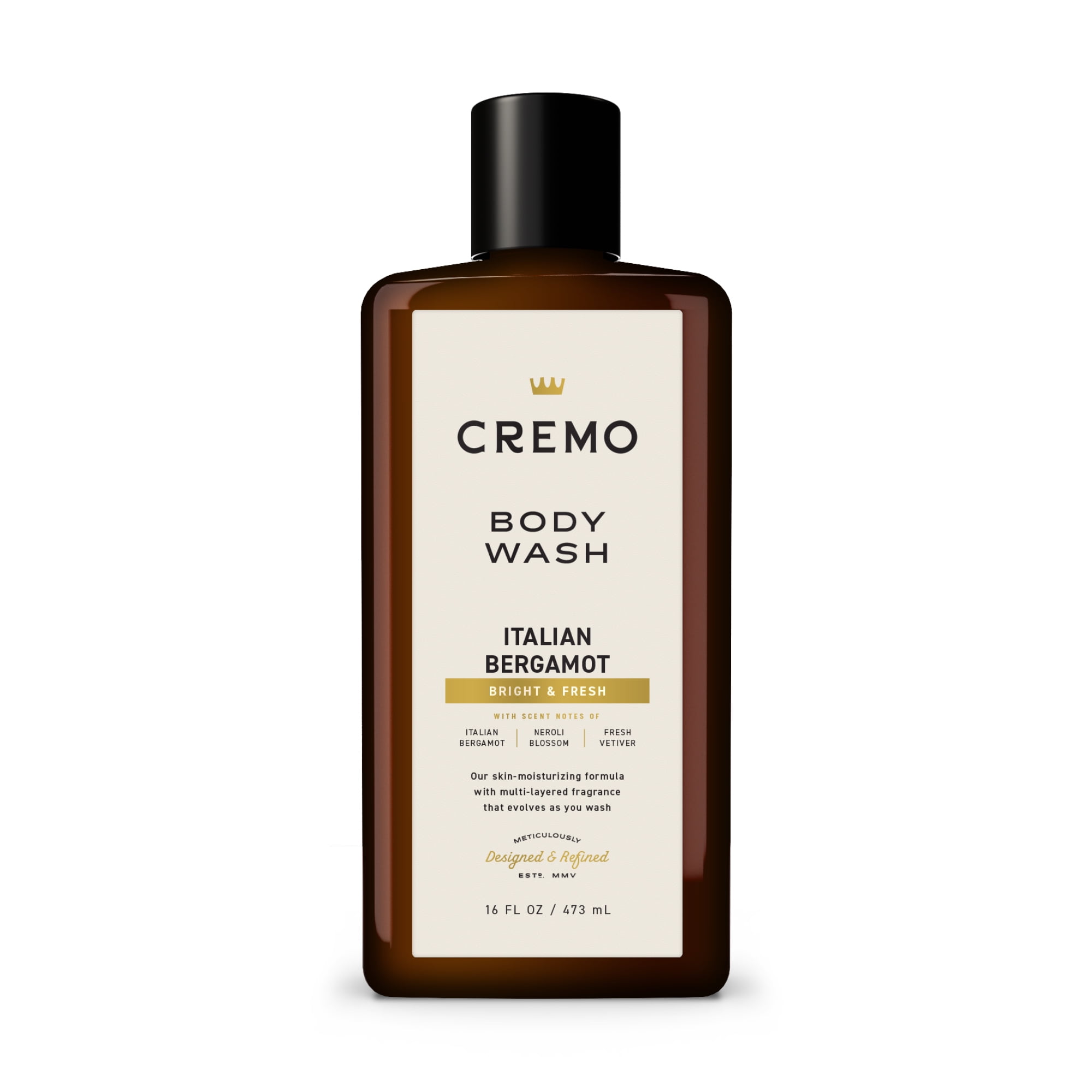 Cremo Italian Bergamot Body Wash, 16 fl oz