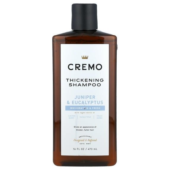 Cremo Thickening Shampoo, Juniper & Eucalyptus, 16 fl oz (473 ml)