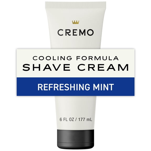 Cremo Men's Cooling Shave Cream, Refreshing Mint Scent, 6 Fl Oz