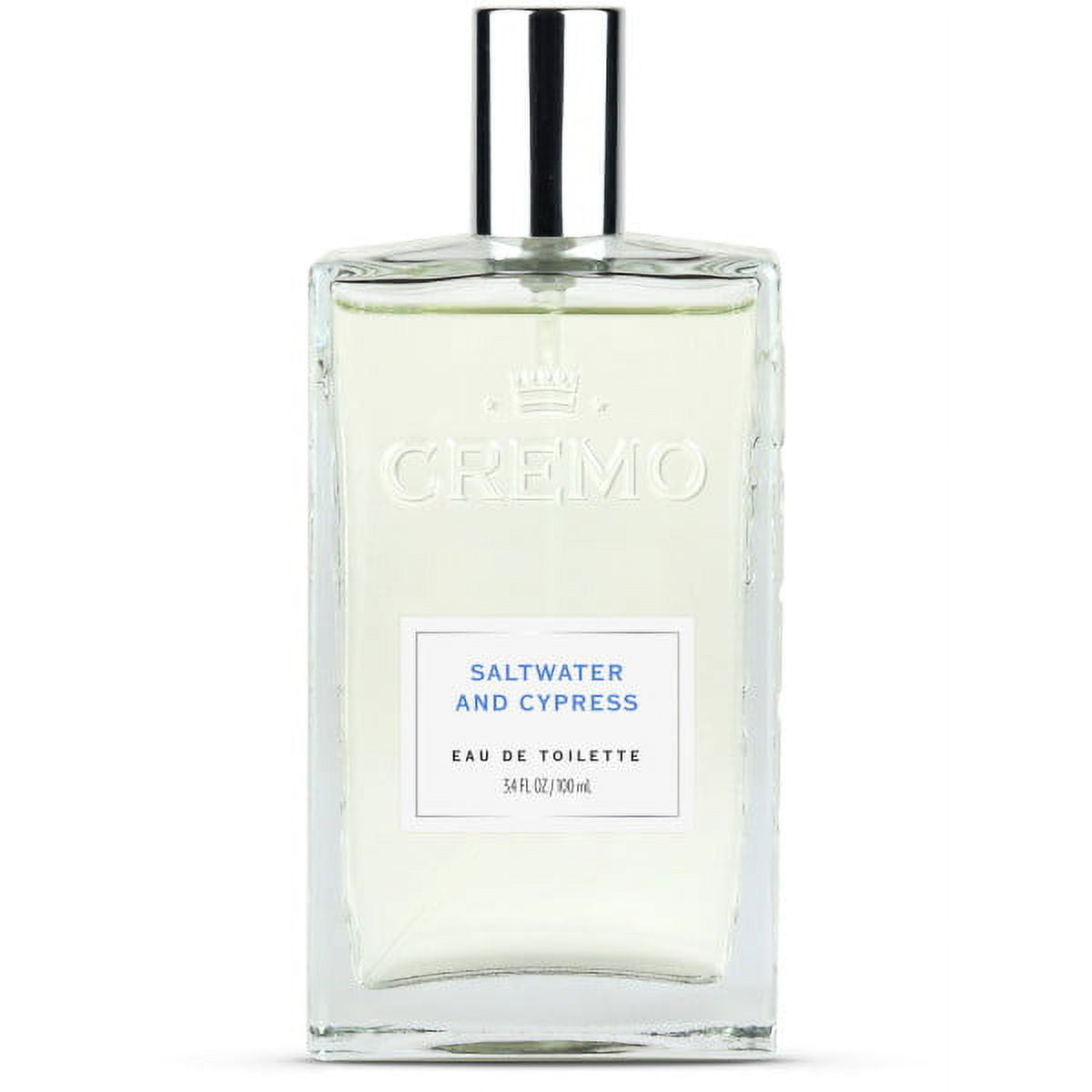 Cremo Men's Spray Cologne Saltwater and Cypress EDT, EDT 3.4 fl oz