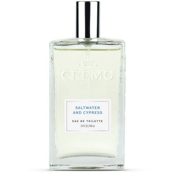 Cremo Men's Spray Cologne Saltwater and Cypress EDT, EDT 3.4 fl oz
