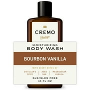 Cremo Body Wash, Bourbon Vanilla, 16oz