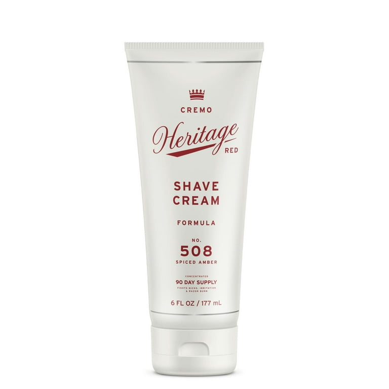 Cremo Men's Concentrated Shave Cream, Spiced Amber, 6 oz - Walmart.com