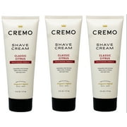 Cremo Mens Original Concentrated Shave Cream Classic, 6 Oz, 3 Pack