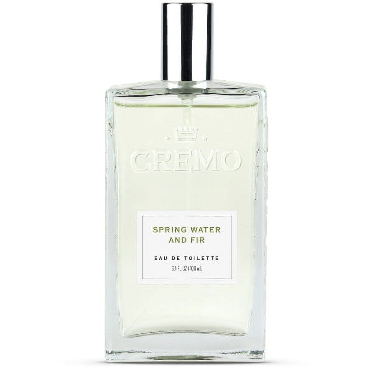 Cremo Mens Spray Cologne, Spring Water Fir Scent, 3.4 fl oz