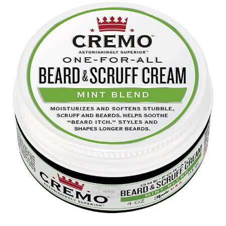 Cremo One-for-All Beard & Scruff Cream Mint Blend - 4oz (Pack of 6)