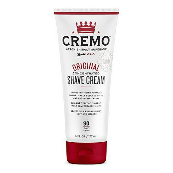 Cremo Original Shave Cream, Astonishingly Superior Smooth Shaving Cream Fights Nicks, Cuts And Razor Burn, 6 Ounces (Pack of 10)