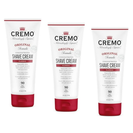 Cremo Original Shave Cream, Astonishingly Superior Smooth Shaving Cream Fights Nicks, Cuts And Razor Burn, 6 Ounces