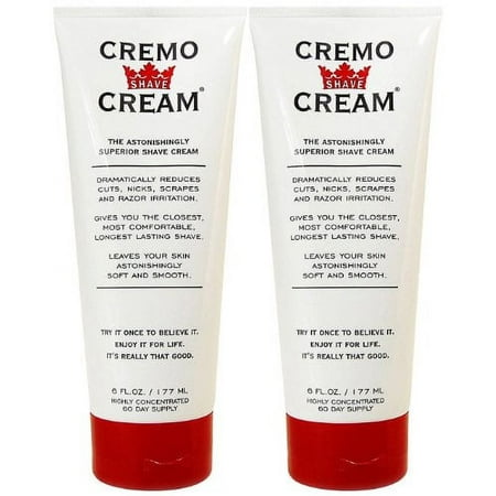 Cremo Original Shave Cream, Astonishingly Superior Smooth Shaving Cream Fights Nicks, Cuts And Razor Burn, 6 Ounces
