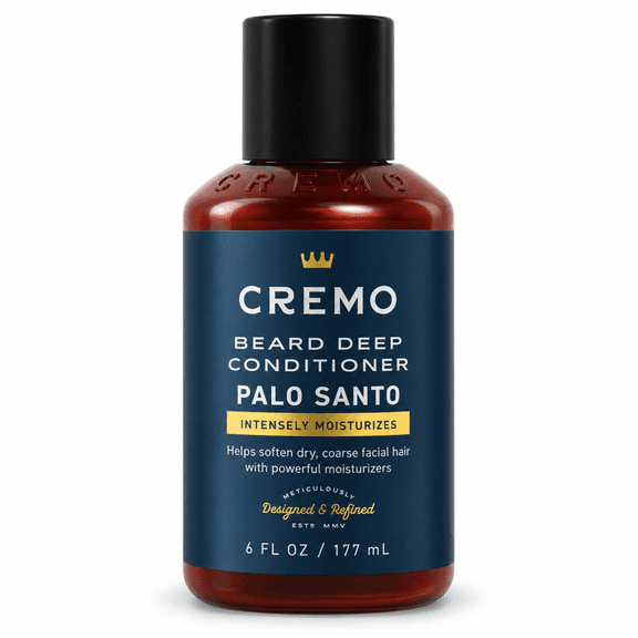 Cremo Palo Santo Beard Deep Conditioner for Men, Moisturizing, 6 Fl Oz