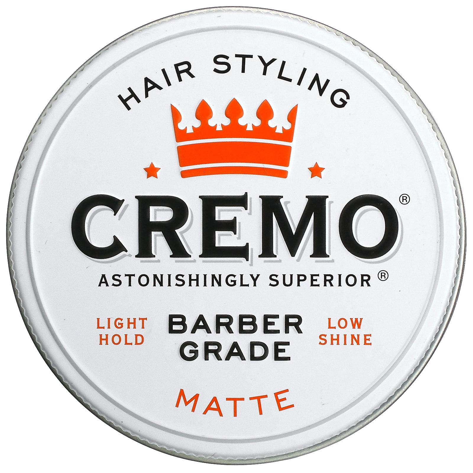 Premium Barber Grade, Hair Styling Pomade, Matte, 4 oz (113 g), Cremo