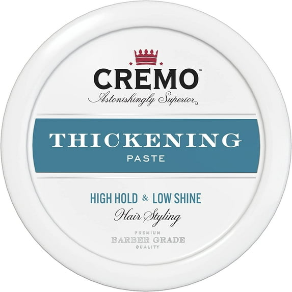 Cremo Barber Grade Hair Styling Thickening Paste, 4 Oz