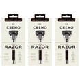 thumbnail image 1 of Cremo Razor, Tortoise Razor and 2 Refill, 1 CT (3 Pack), 1 of 8