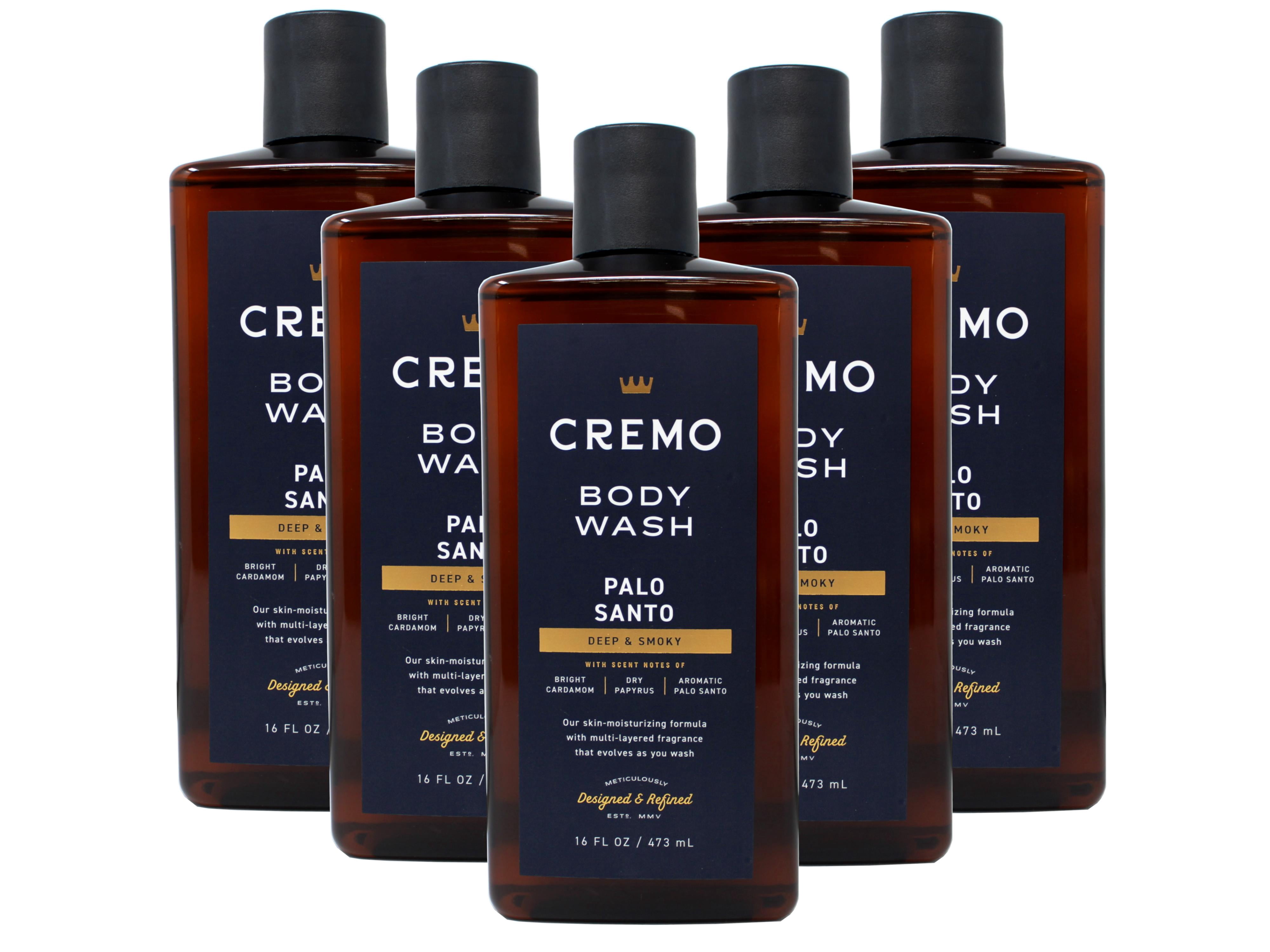 Cremo Reserve Collection, Body Wash, Palo Santo, Bright Cardamom, Dry Papyrus, 16 fl oz (473 ml) - 5 Pack