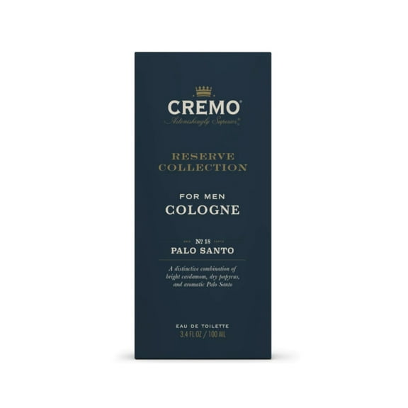 Cremo Reserve Collection For Men Cologne No. 18 Palo Santo, 3.4 Fl. Oz.