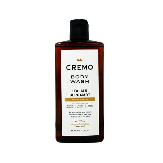 Cremo Italian Bergamot Body Wash 16 Ounce