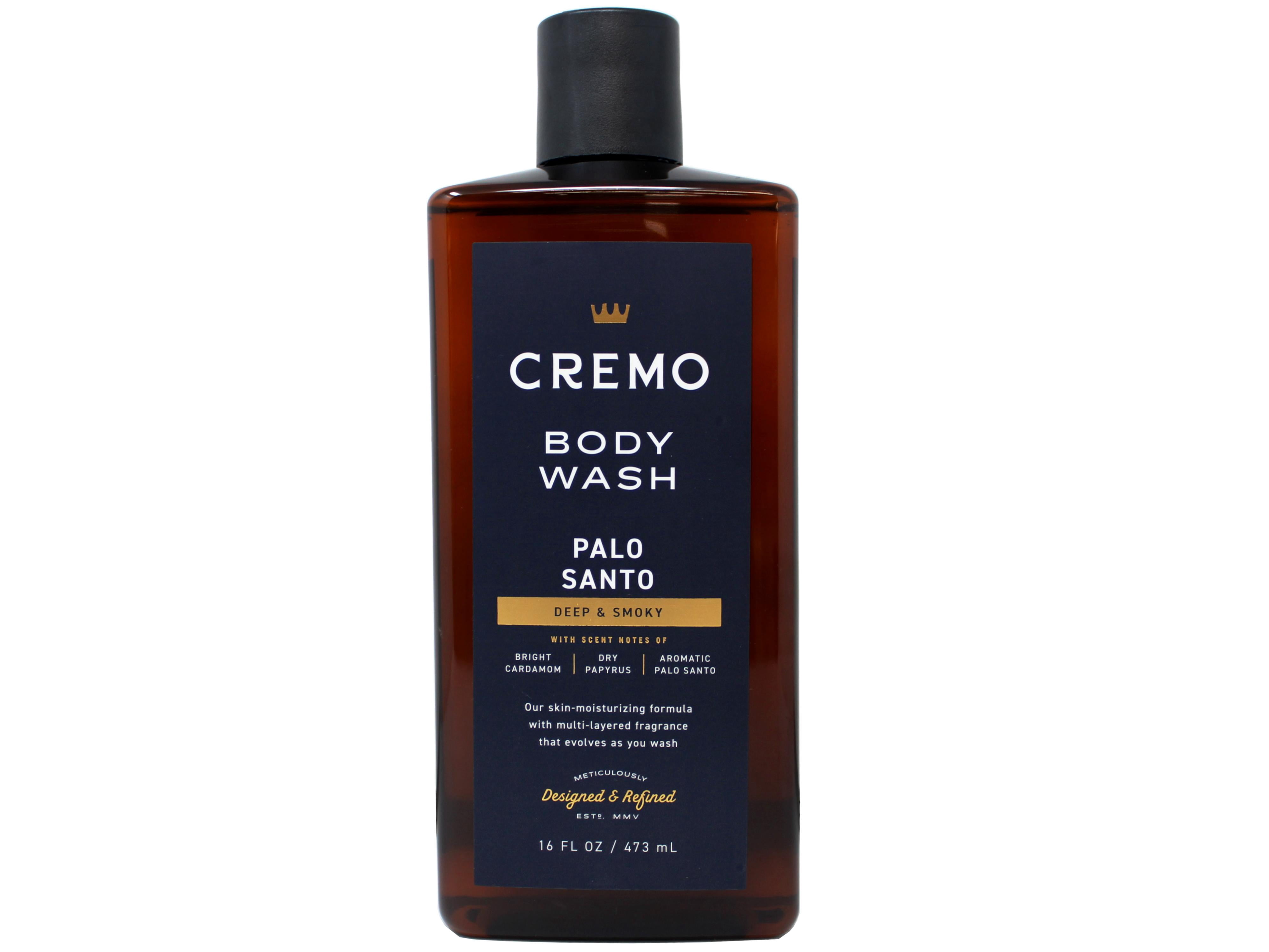 Cremo Rich-Lathering Palo Santo Body Wash for Men, Notes of Bright