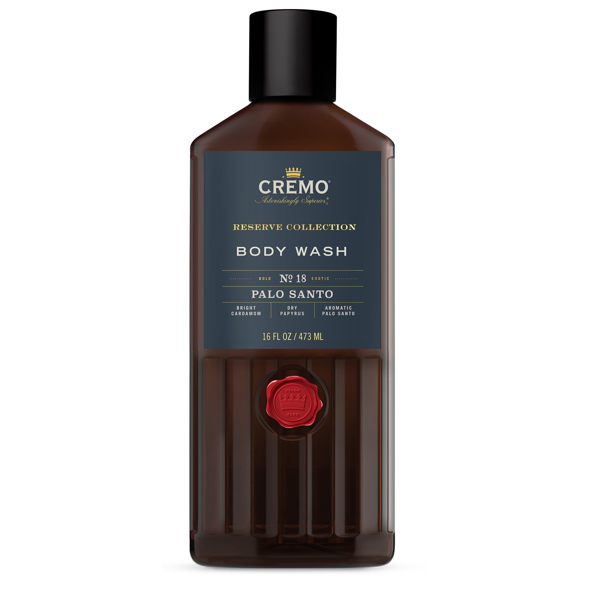 Cremo RichLathering Palo Santo Body Wash for Men, Notes of Bright