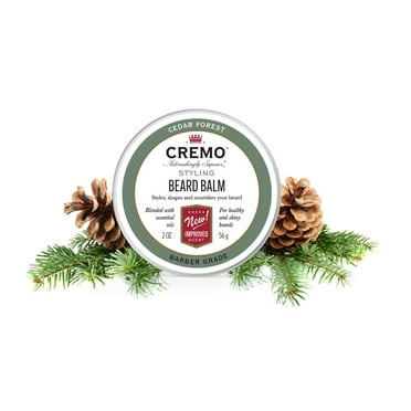 Cremo Styling Beard Balm, Cedar Forest, 2 oz