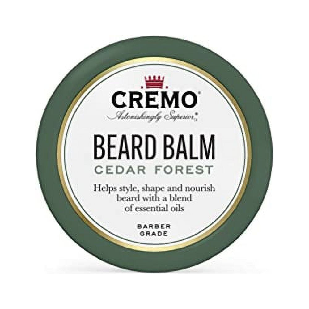 Cremo Styling Beard Balm, Forest Blend, Nourishes, Shapes And Moisturizes All Lengths Of Facial Hair, 2 Ounce (Packaging May Vary)