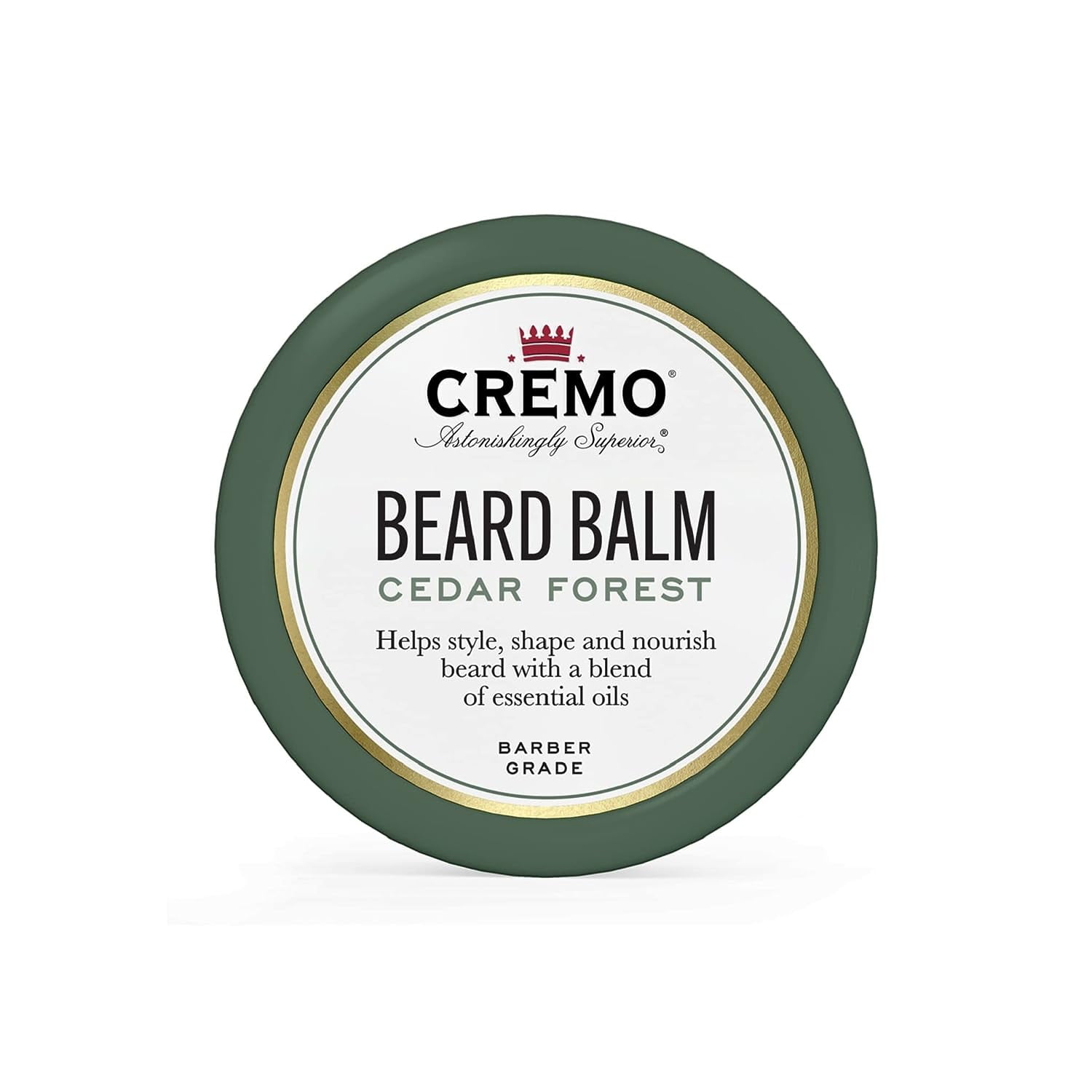 Cremo Styling Beard Balm, Forest Blend, Nourishes, Shapes And Moisturizes All Lengths Of Facial Hair, 2 Ounce (Packaging May Vary)