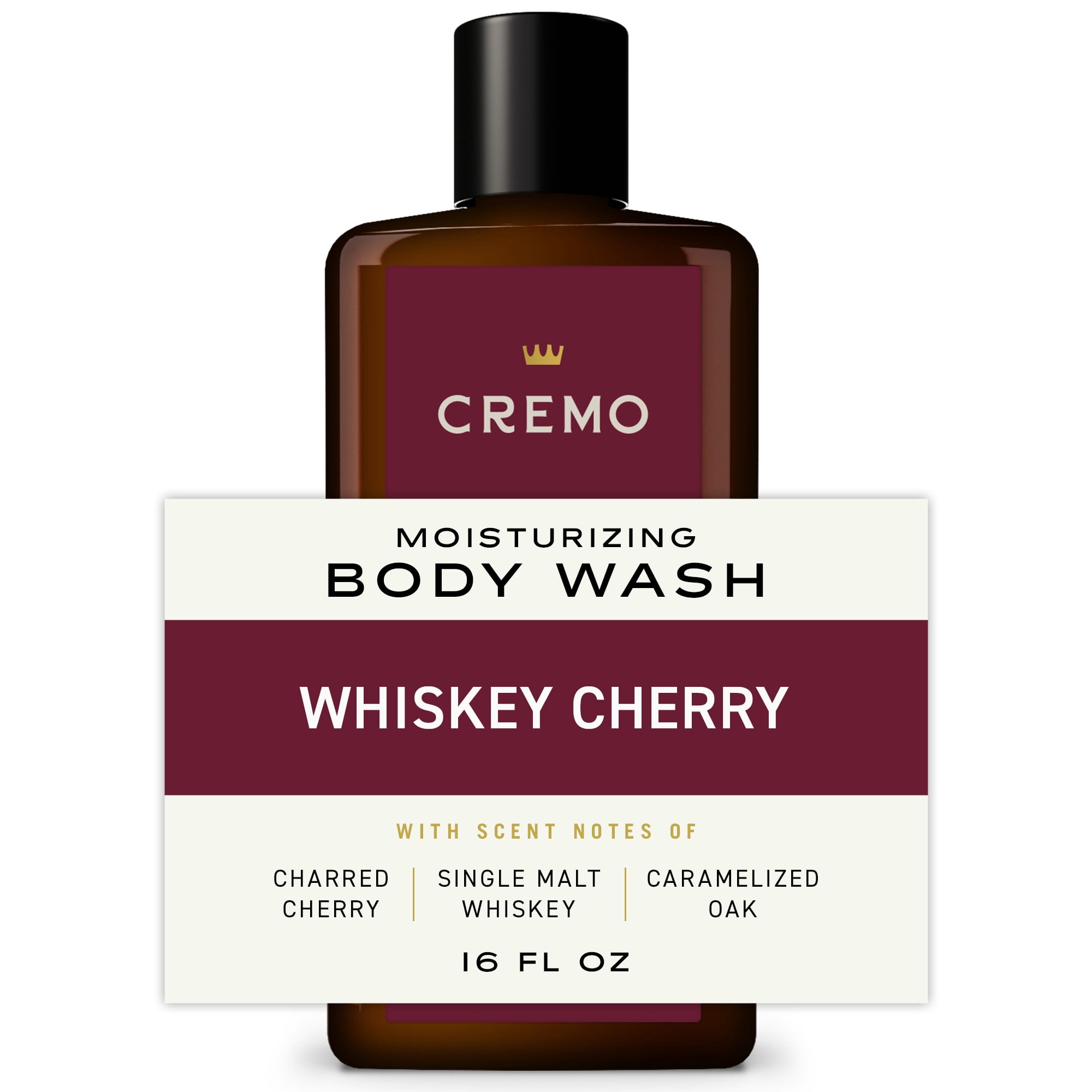 Cremo Men's Body Wash, Whiskey Cherry Scent, 16 fl oz - Walmart.com
