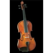 Cremona SV-50 1-4 0.25 in. Novice Violin Outfit, Translucent Warm Amber Lacquer