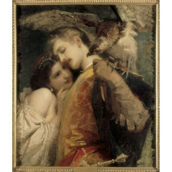 Cremona Tranquillo (1837-1878). The Falconer. 1863. Oil On Canvas. Italy. Milan. Museo Dell'Ottocento. � Aisa/Everett Collection Poster Print (18 x 24)