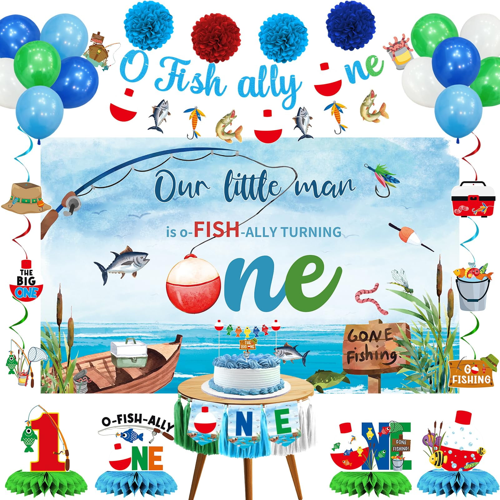 Crenics Ofishally One Birthday Decorations Our Little Man Is Crenics Ofishally One Birthday Decorations Our Little Man Is