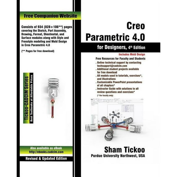 Creo Parametric 4.0 for Designers (Paperback)