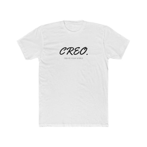 Creo "Create your World"Men's Cotton Crew Tee