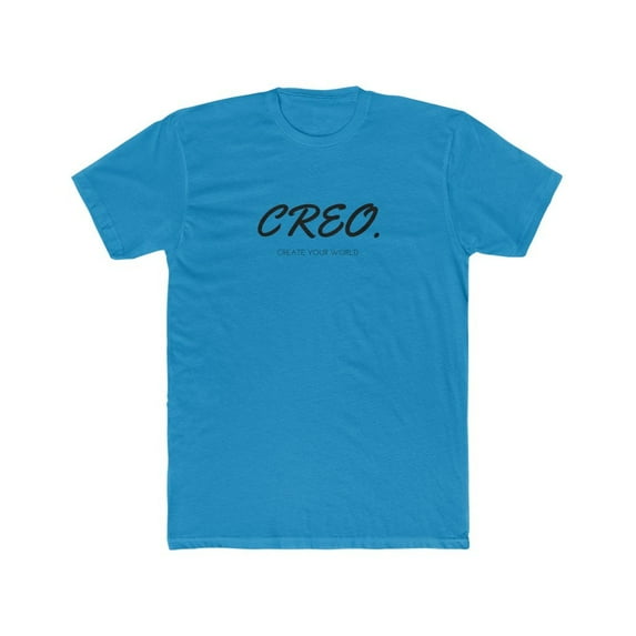 Creo "Create your World"Men's Cotton Crew Tee
