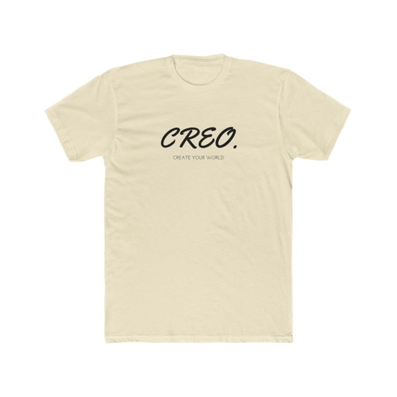 Creo "Create your World"Men's Cotton Crew Tee
