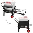 thumbnail image 1 of Creole Feast CFB1001A, Single Sack Crawfish Boiler, Outdoor Stove Gas Cooker with 10-psi Regulator and Folding Tank Mounting Bracket, for Crawfish Season, Black, 1 of 12