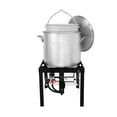 thumbnail image 1 of Creole Feast SBK1001, 100QT Gas Seafood Boiling Kit with Strainer for Large Gatherings, 1 of 10
