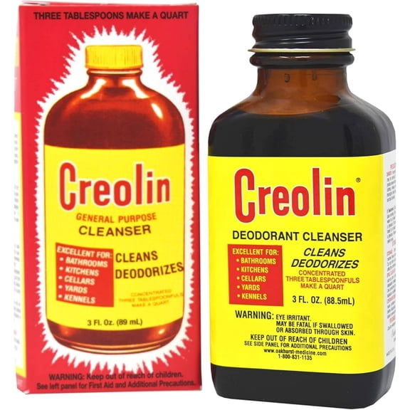 Creolin General Purpose Cleanser, Cleans And Deodarizes 3 Oz