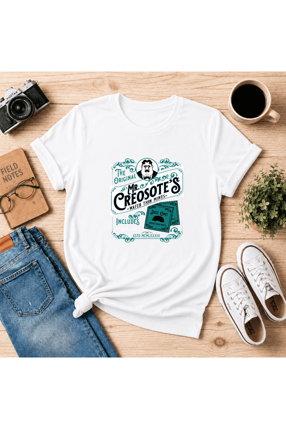 Creosotes Wafer Thin Mints Monty Python Meaning Of Life Humor Unisex T-Shirt V25771, S-5XL