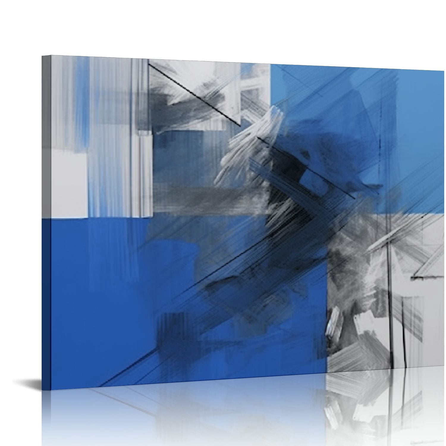 Creowell Abstract Geometric Canvas Wall Art Prints Modern Painting ...