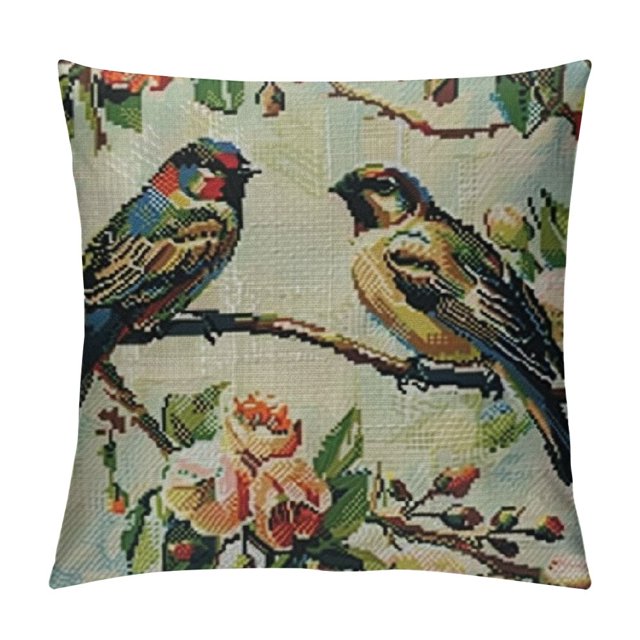 Creowell Be Thankful Unto Him and Bless His Name Throw Pillow Cover