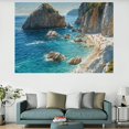 thumbnail image 1 of Creowell Beach Rocks People Tapestry Home Decor 100% Polyester Wall Art 60x40in, 1 of 7
