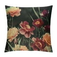thumbnail image 1 of Creowell  Beautiful Flowers Print Corduroy Throw Pillow Covers Soft Square Throw Pillow Case Home Decorations for Bed Sofa Living Room  Multi-Size, 1 of 5