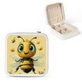 thumbnail image 1 of Creowell Bee Flexible Storage Jewelry Box for Travel and Organization White, 1 of 5