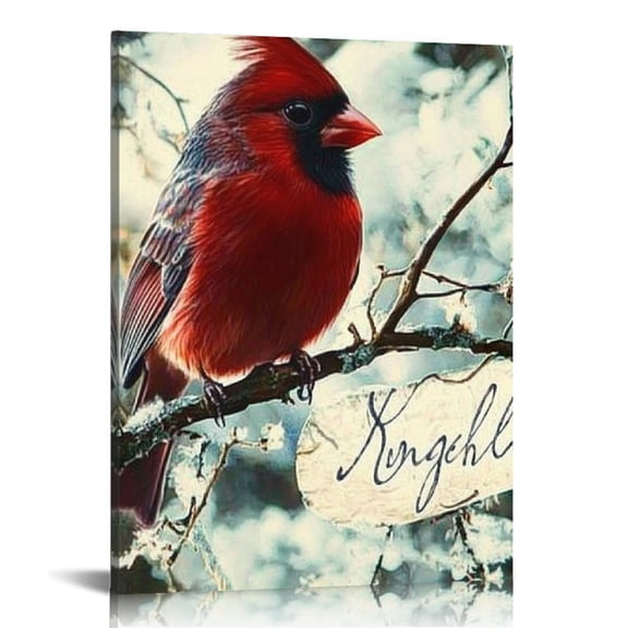 Creowell Bird Tree Branch Wall Art Modern Canvas Prints Decor 16x20in