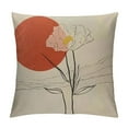thumbnail image 1 of Creowell   Boho Mid Century Throw Pillow Covers Minimalistic Moon Decorative Watercolor  Pillow Cases Square Pillocases for Bed Sofa, 1 of 5
