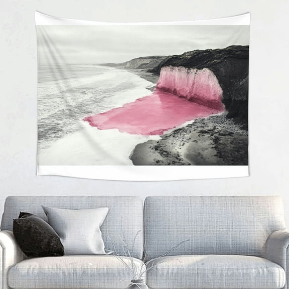 Creowell Cliff Face Tapestry Wall Decoration 100% Polyester 4 Sizes 40x30in