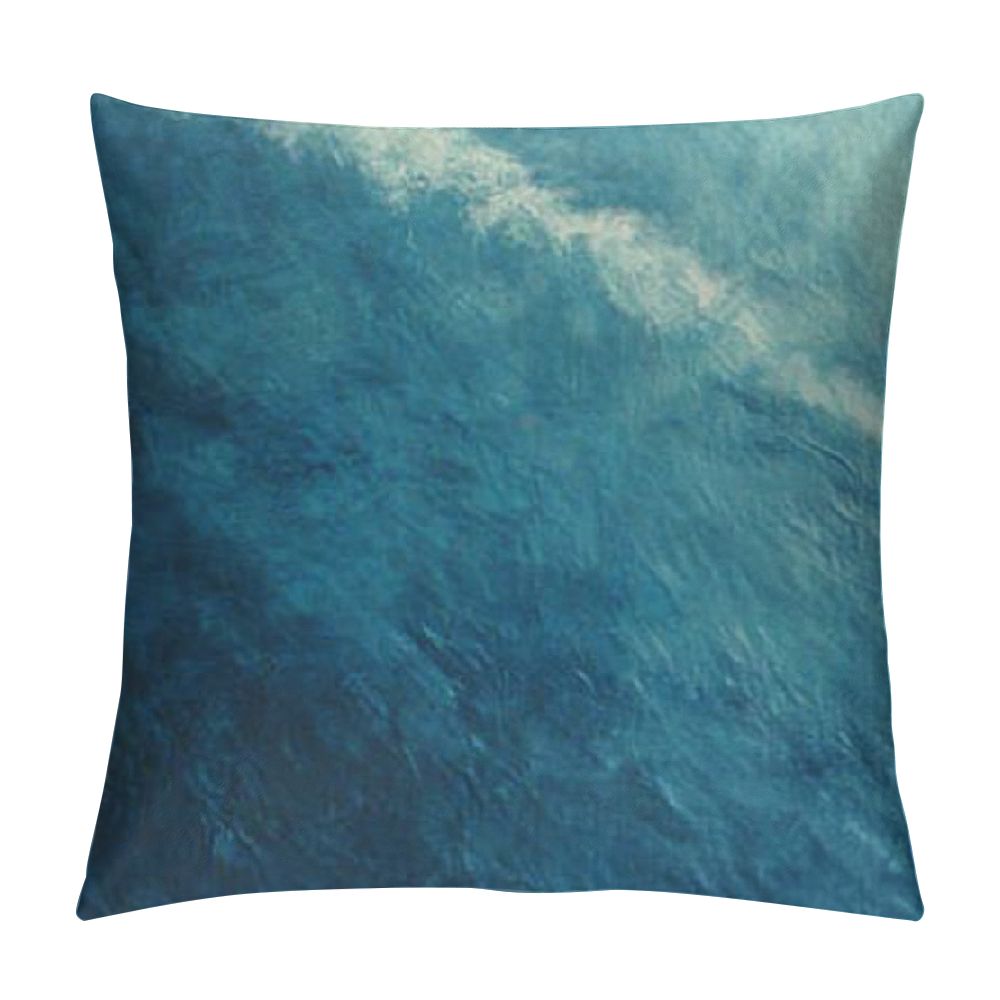 Creowell Coastal Blue Body Pillowcase, Throw Pillow Covers Luxury