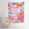 thumbnail image 1 of Creowell Coral Tapestry Wall Hanging for Bedroom Living Room Decor 30x40in, 1 of 5