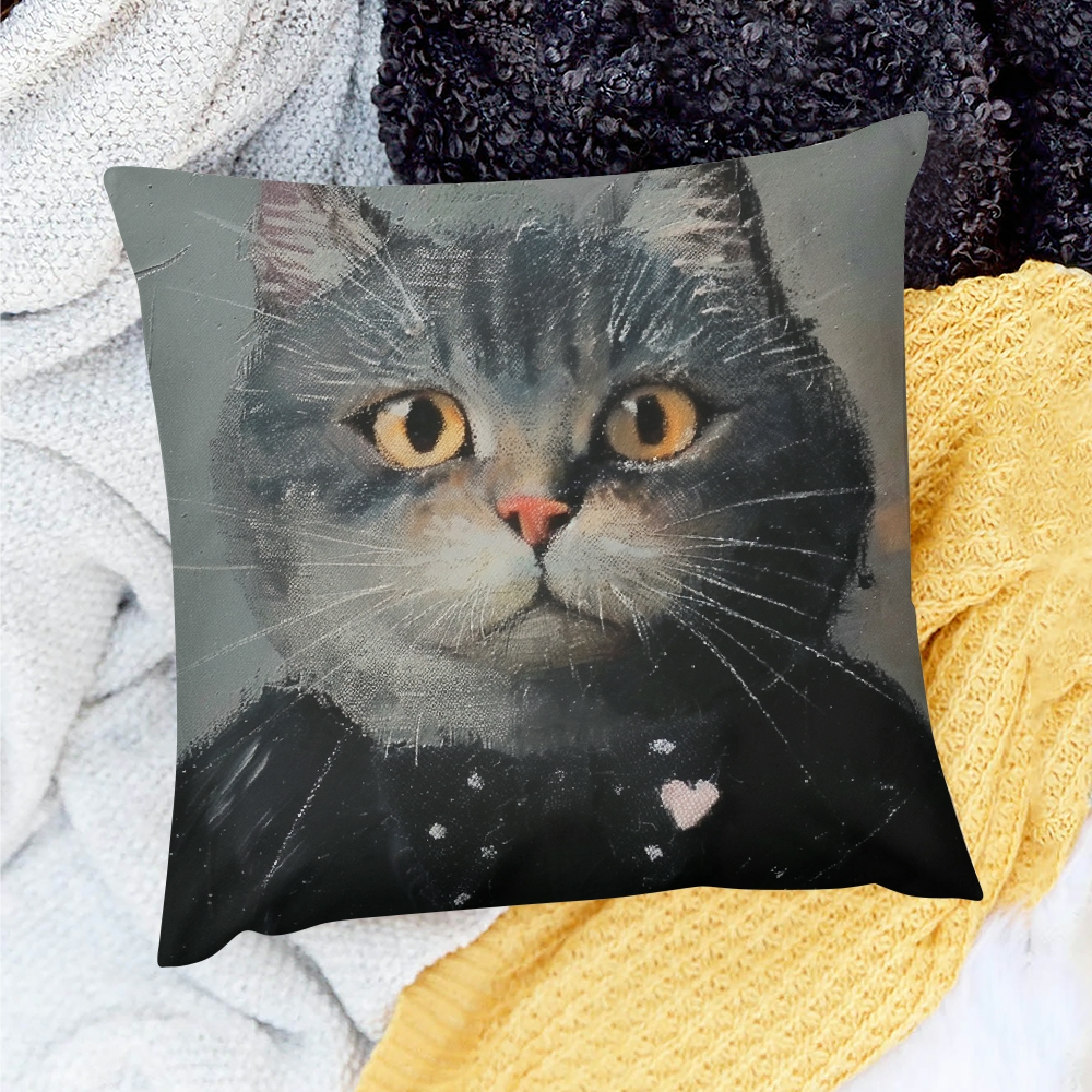 Cute Cat Pillow Living Room Sofa Cushion