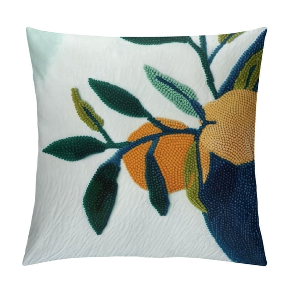 Creowell Decorative Throw Pillow Cover, Boho Pillow Cover Abstract Mid Century Pillowcases, Modern Textured Pillow Cover for Couch Bed Sofa