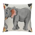 thumbnail image 1 of Creowell Elephant Pillow Covers,Elephant Gifts for Girls,Elephants Throw Pillow Cover ,Elephant Themed Gifts,Elephant Sister Gift,White Elephant Pillow Covers White, 1 of 5